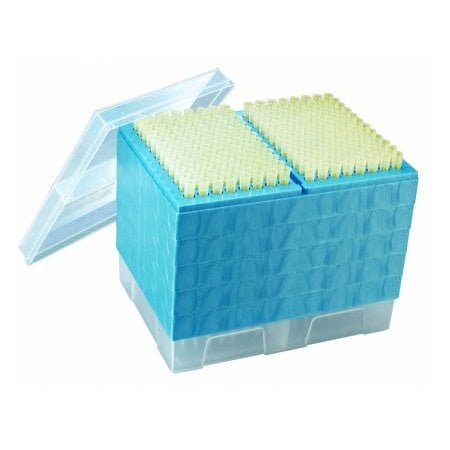 Sorenson Bioscience Universal Plus Pipet Tips, Yellow, Station Rack, 20-200ul, 960/PK 131454